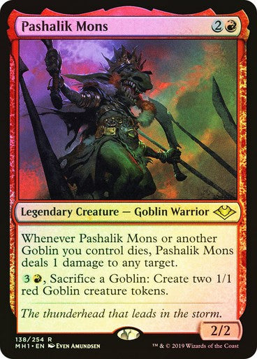 FOIL Pashalik Mons ~ Modern Horizons 1 [ NM ] [ Magic MTG ]