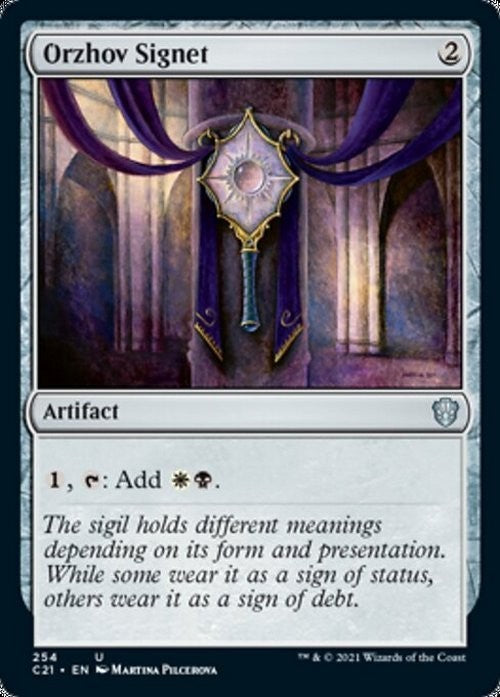 Orzhov Signet ~ Commander: Strixhaven [ NM ] [ Magic MTG ]