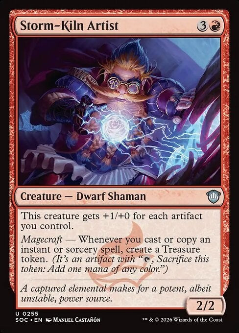 Storm-Kiln Artist ~ Commander: Secrets of Strixhaven [ NM ] [ Magic MTG ]