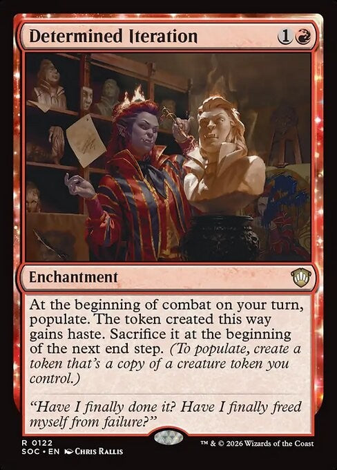 Determined Iteration ~ Commander: Secrets of Strixhaven [ NM ] [ Magic MTG ]