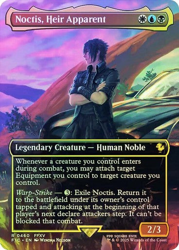 FOIL Noctis, Heir Apparent ~ Commander: Final Fantasy [ NM ] [ Magic MTG ]