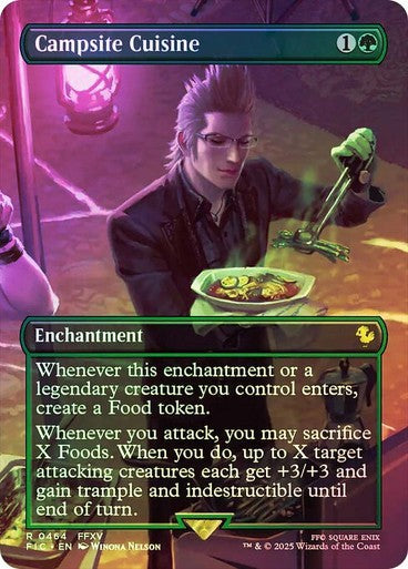 FOIL Campsite Cuisine ~ Commander: Final Fantasy [ NM ] [ Magic MTG ]