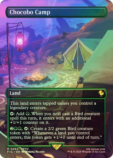 FOIL Chocobo Camp ~ Commander: Final Fantasy [ NM ] [ Magic MTG ]