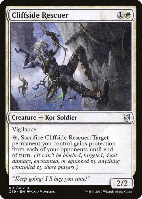 Cliffside Rescuer ~ Commander 2019 [ EX ] [ Magic MTG ]