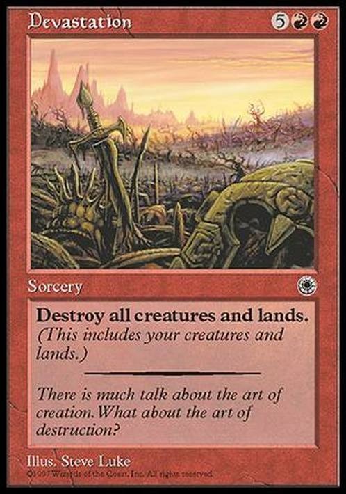 Devastation ~ Portal [ PLAYED ] [ Magic MTG ]