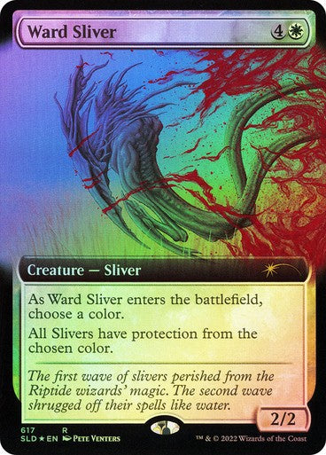 FOIL Ward Sliver ~ Secret Lair [ NM ] [ Magic MTG ]