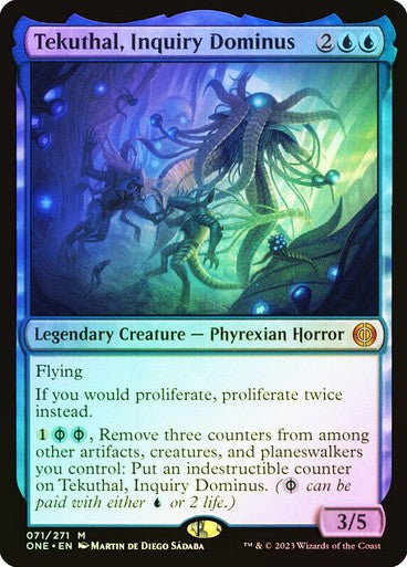 FOIL Tekuthal, Inquiry Dominus ~ Phyrexia: All Will Be One [ EX ] [ Magic MTG ]