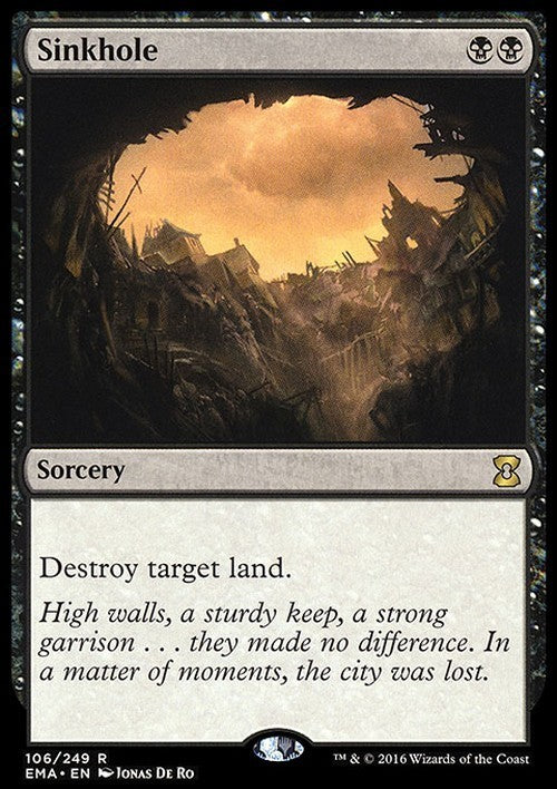 Sinkhole ~ Eternal Masters [ NM ] [ Magic MTG ]