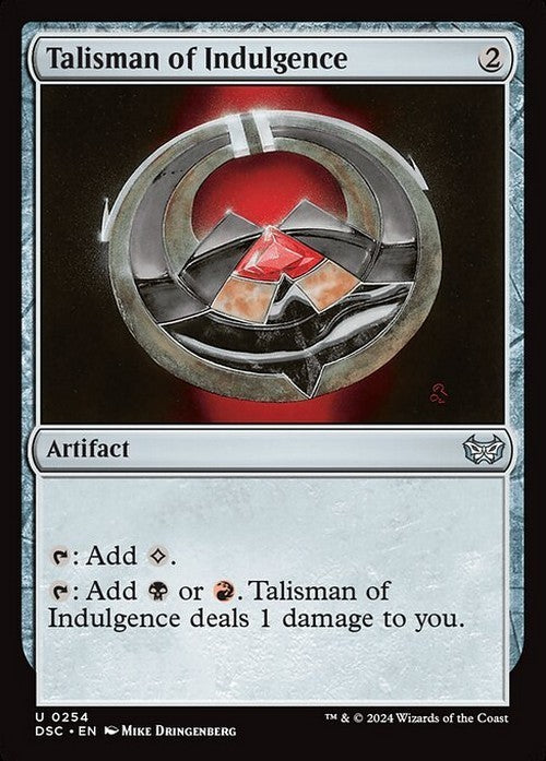 Talisman of Indulgence ~ Commander: Duskmourn [ NM ] [ Magic MTG ]
