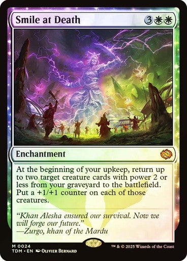 FOIL Smile at Death ~ Tarkir: Dragonstorm [ NM ] [ Magic MTG ]