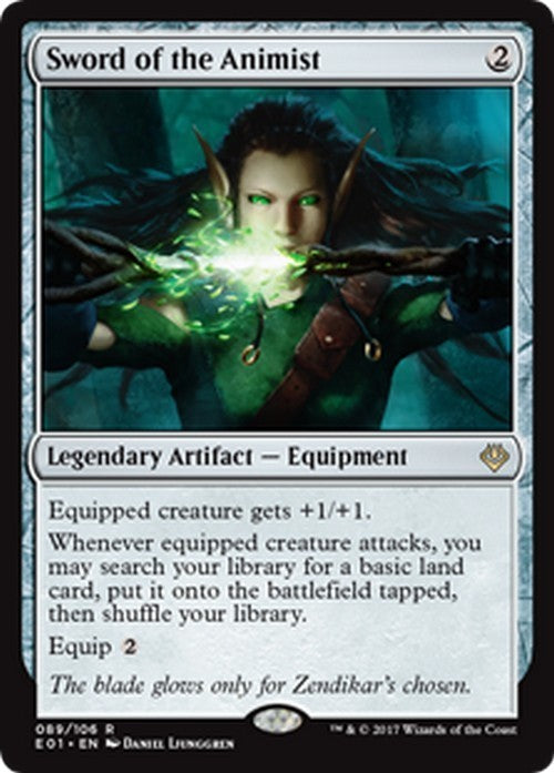Sword of the Animist ~ Archenemy: Nicol Bolas [ EX ] [ Magic MTG ]