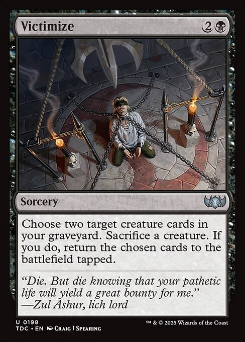Victimize ~ Commander: Tarkir: Dragonstorm [ NM ] [ Magic MTG ]