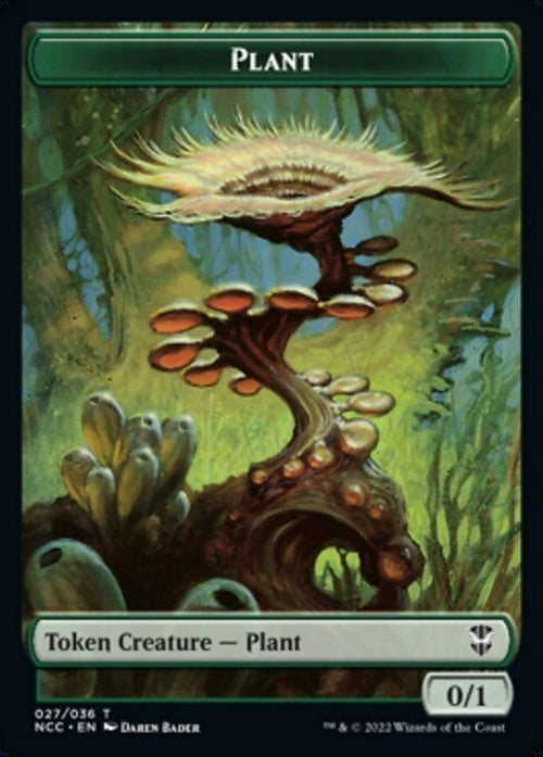 5 x Plant 0/1 Token ~ Random Sets [ EX ] [ Magic MTG ]