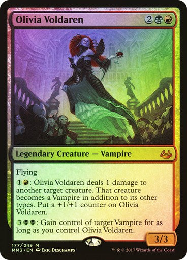 FOIL Olivia Voldaren ~ Modern Masters 2017 [ NM ] [ Magic MTG ]