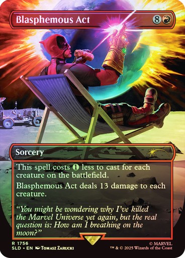 FOIL Blasphemous Act ~ Secret Lair: Deadpool [ NM ] [ Magic MTG ]