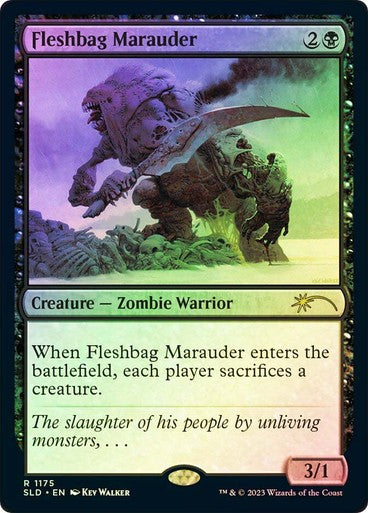 FOIL Fleshbag Marauder #1175 ~ Secret Lair [ NM ] [ Magic MTG ]