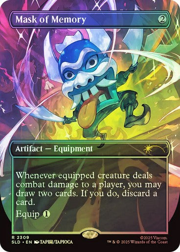 FOIL Mask of Memory #2309 ~ Secret Lair: Avatar [ NM ] [ Magic MTG ]