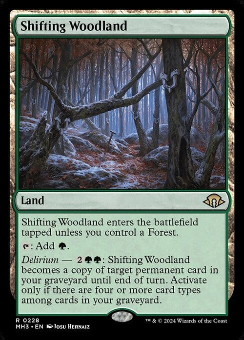 Shifting Woodland ~ Modern Horizons 3 [ NM ] [ Magic MTG ]