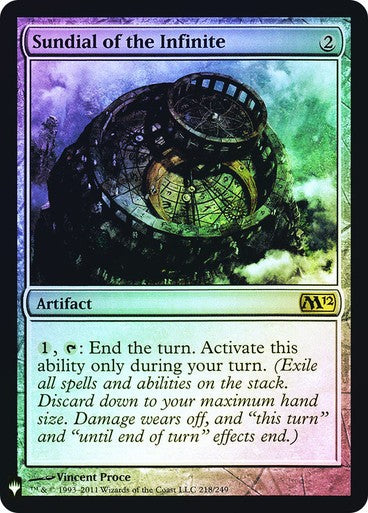 FOIL Sundial of the Infinite ~ Mystery Booster [ NM ] [ Magic MTG ]