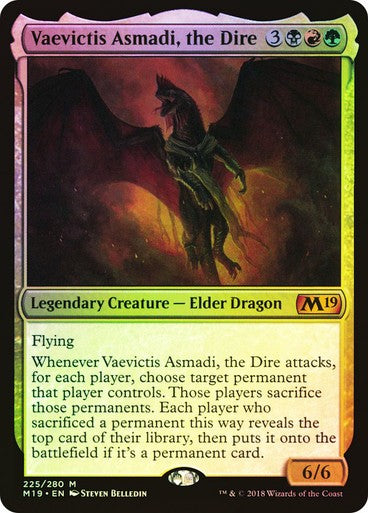 FOIL Vaevictis Asmadi, the Dire ~ Core 2019 [ NM ] [ Magic MTG ]