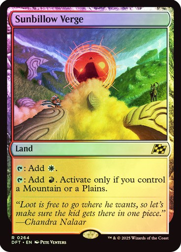 FOIL Sunbillow Verge ~ Aetherdrift [ NM ] [ Magic MTG ]