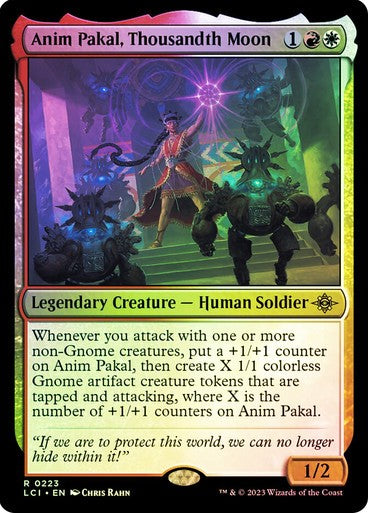 FOIL Anim Pakal, Thousandth Moon ~ The Lost Caverns of Ixalan [ NM ] [ MTG ]