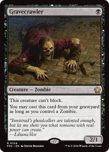 Gravecrawler ~ Commander: Foundations [ NM ] [ Magic MTG ]
