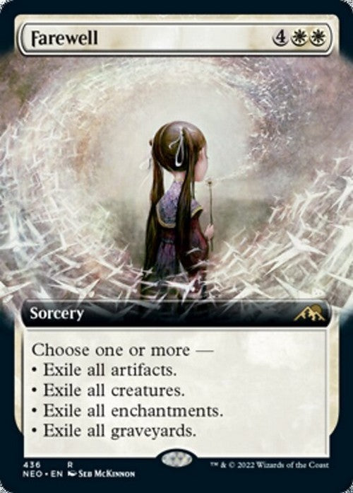 BORDERLESS Farewell ~ Kamigawa: Neon Dynasty [ NM ] [ MTG ]