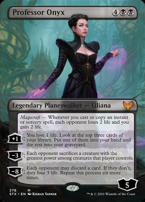 BORDERLESS Professor Onyx ~ Strixhaven [ NM ] [ Magic MTG ]