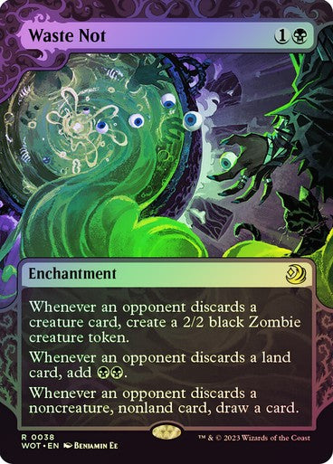 FOIL Waste Not ~ Wilds of Eldraine: Enchanting Tales [ NM ] [ MTG ]