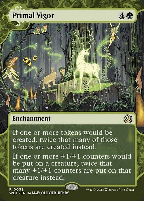 Primal Vigor ~ Wilds of Eldraine: Enchanting Tales [ NM ] [ MTG ]