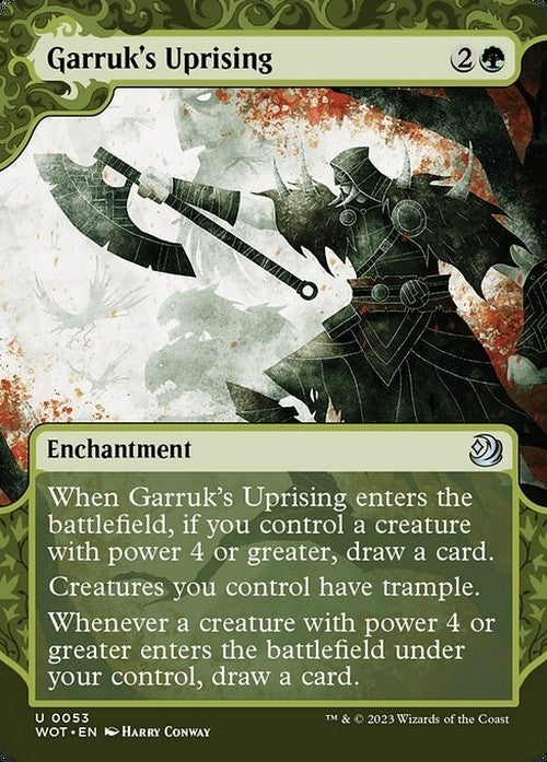 Garruk's Uprising ~ Wilds of Eldraine: Enchanting Tales [ NM ] [ MTG ]