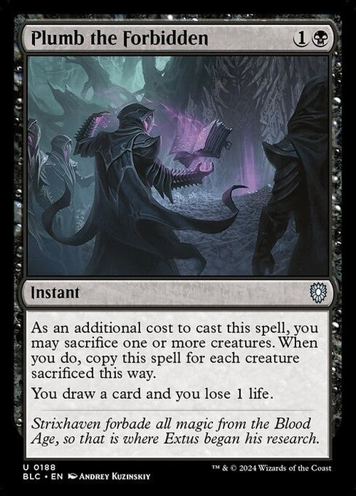 Plumb the Forbidden ~ Commander: Bloomburrow [ NM ] [ Magic MTG ]