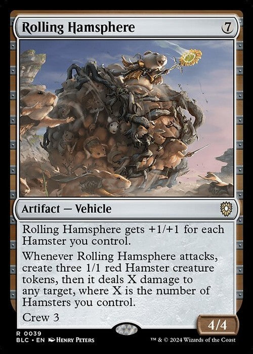 Rolling Hamsphere ~ Commander: Bloomburrow [ NM ] [ Magic MTG ]