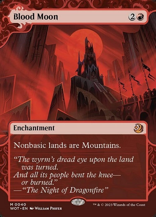 Blood Moon ~ Wilds of Eldraine: Enchanting Tales [ EX ] [ Magic MTG ]