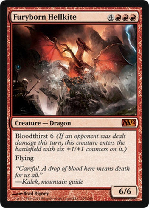 Furyborn Hellkite ~ Magic 2012 [ EX ] [ Magic MTG ]