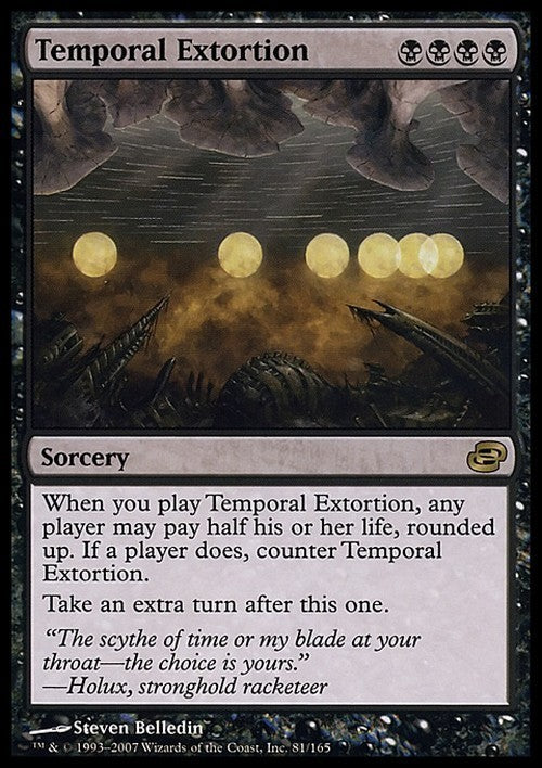 Temporal Extortion ~ Planar Chaos [ PLAYED ] [ Magic MTG ]