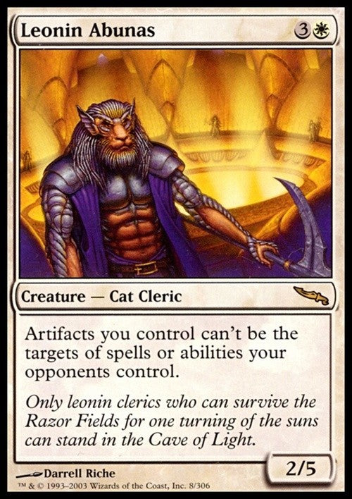 Leonin Abunas ~ Mirrodin [ EX ] [ Magic MTG ]