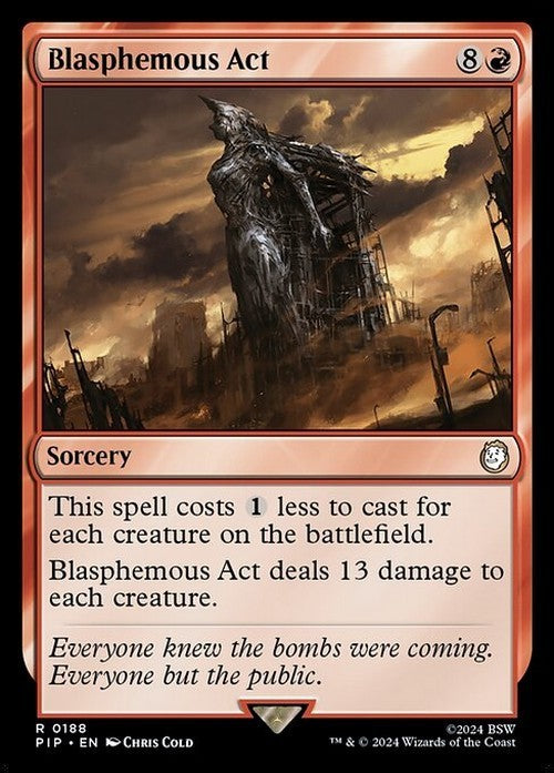 Blasphemous Act ~ Commander: Fallout [ NM ] [ Magic MTG ]