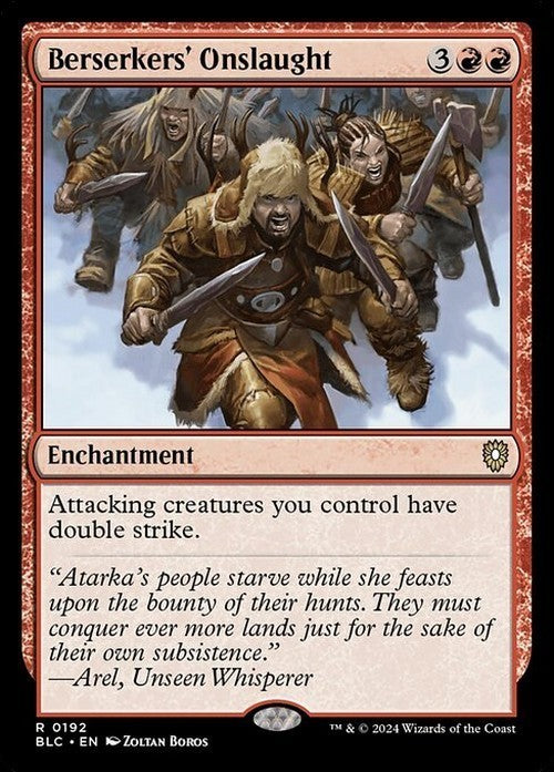 Berserkers' Onslaught ~ Commander: Bloomburrow [ NM ] [ Magic MTG ]