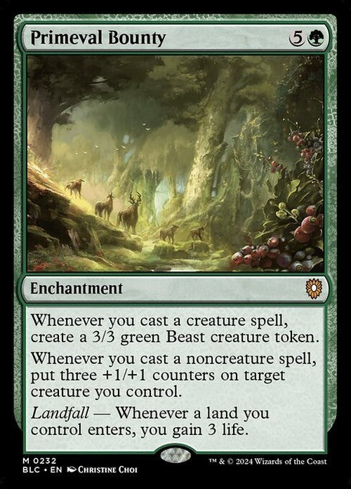 Primeval Bounty ~ Commander: Bloomburrow [ NM ] [ Magic MTG ]