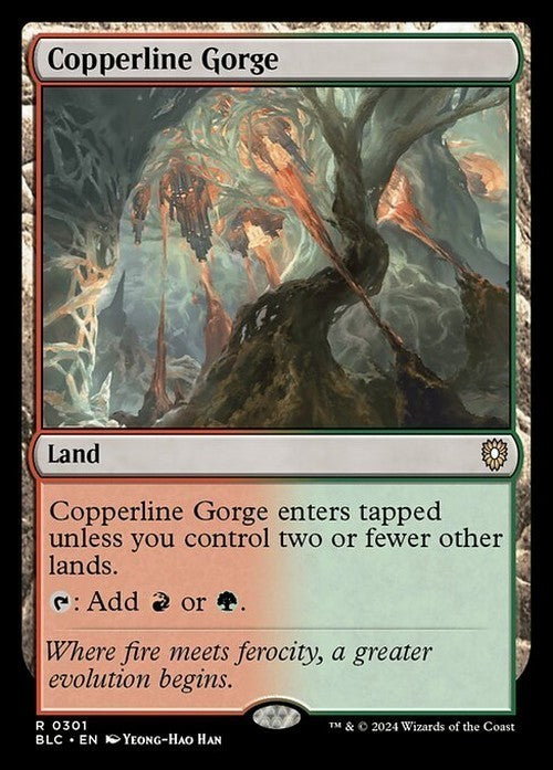 Copperline Gorge ~ Commander: Bloomburrow [ NM ] [ Magic MTG ]