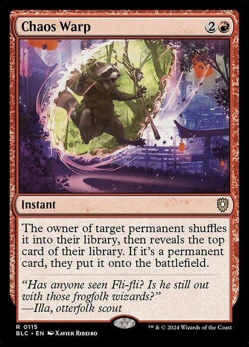 Chaos Warp ~ Commander: Bloomburrow [ NM ] [ Magic MTG ]