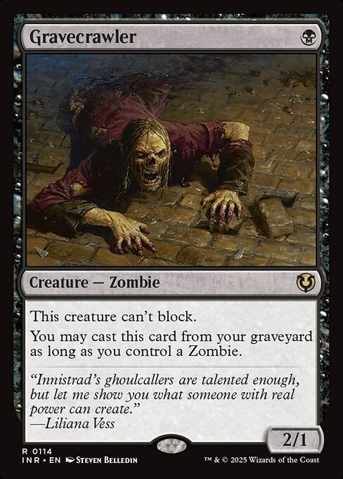 Gravecrawler ~ Innistrad Remastered [ NM ] [ Magic MTG ]