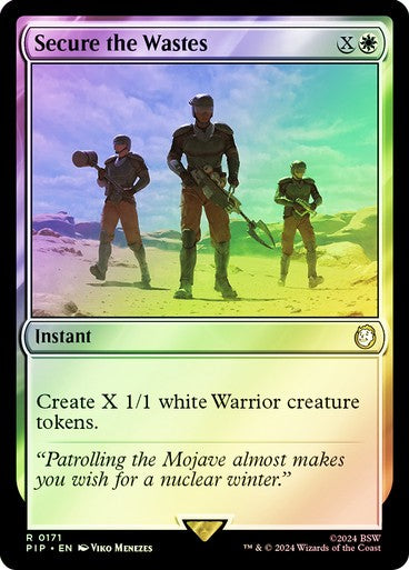 FOIL Secure the Wastes ~ Commander: Fallout [ NM ] [ Magic MTG ]