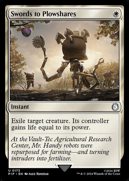 Swords to Plowshares ~ Commander: Fallout [ NM ] [ Magic MTG ]
