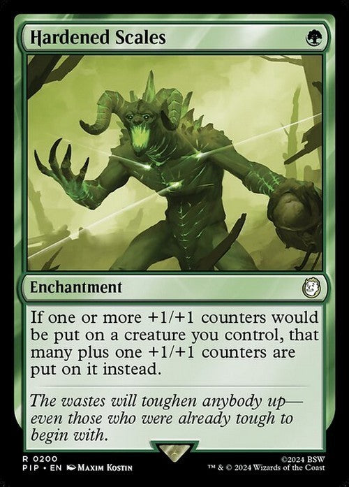 Hardened Scales ~ Commander: Fallout [ NM ] [ Magic MTG ]