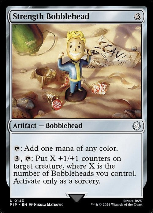 Strength Bobblehead ~ Commander: Fallout [ NM ] [ Magic MTG ]