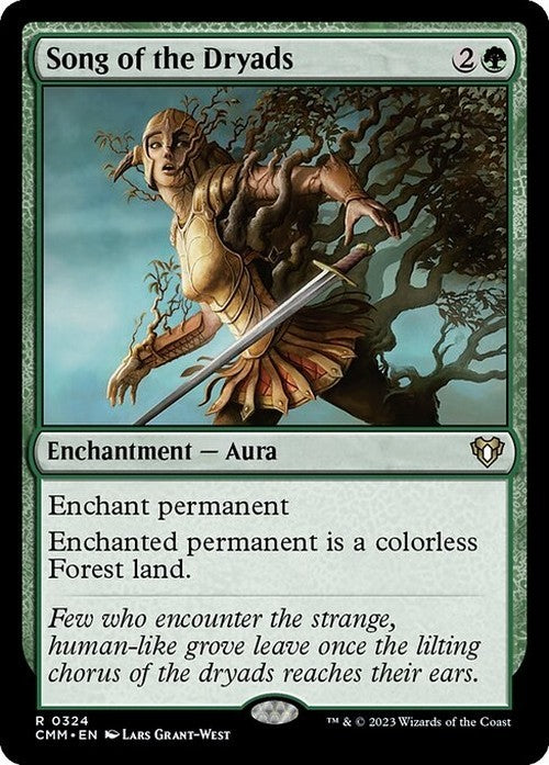 Song of the Dryads ~ Commander Masters [ NM ] [ Magic MTG ]