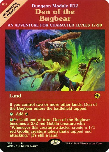 SHOWCASE Den of the Bugbear ~ Adventures in the Forgotten Realms [ NM ] [ MTG ]